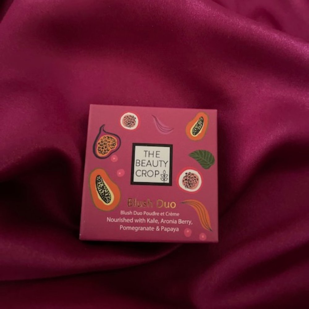 The Beauty Crop Cream & Powder Blush Duo Compact, Mauve-ulous